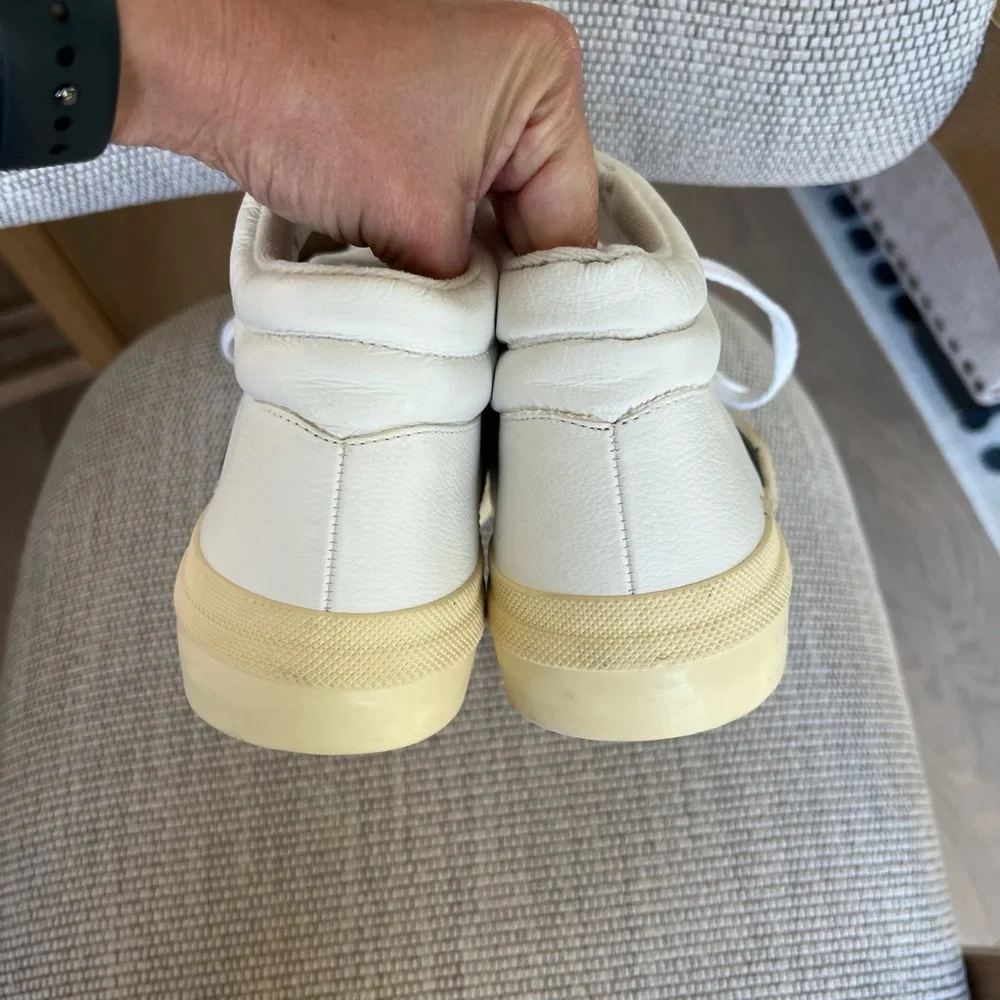 Veja Minotaur High Top Sneakers in Black and White